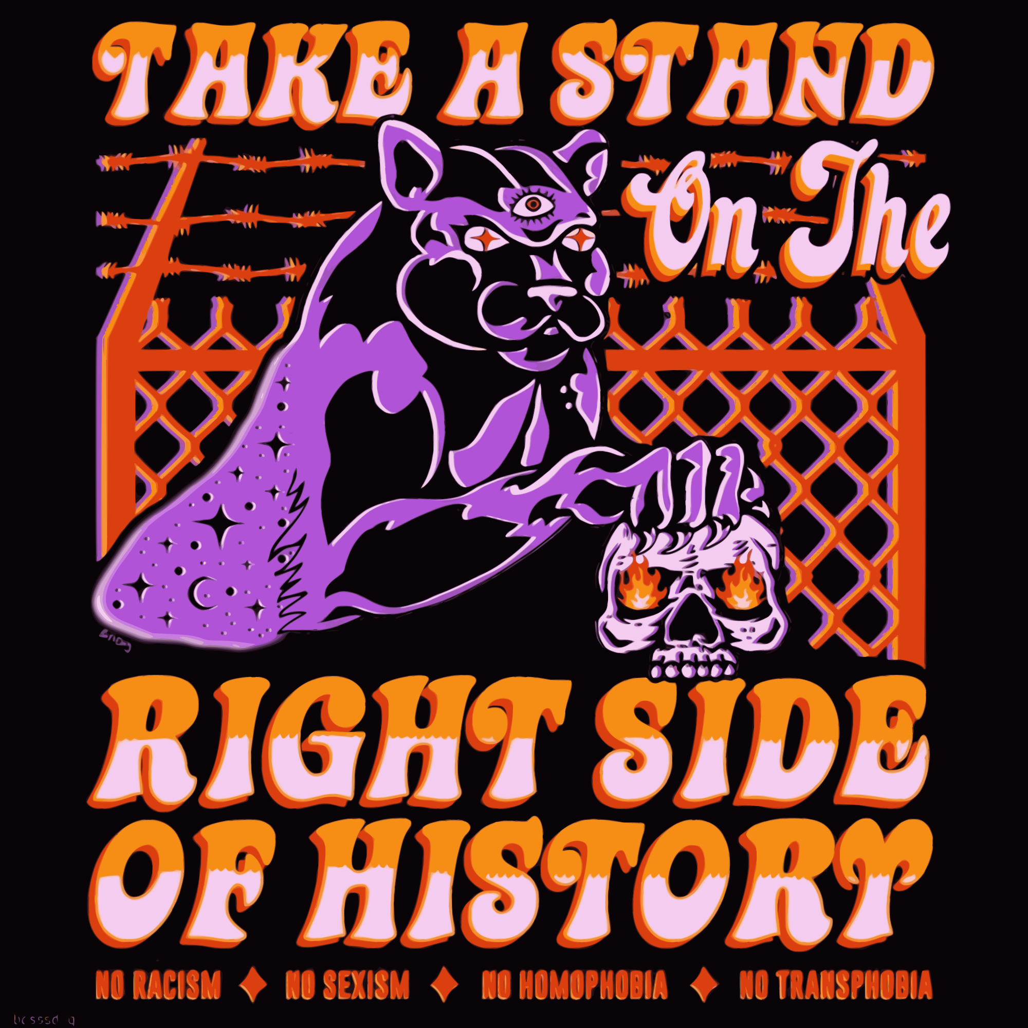 Take a stand on the right side of history