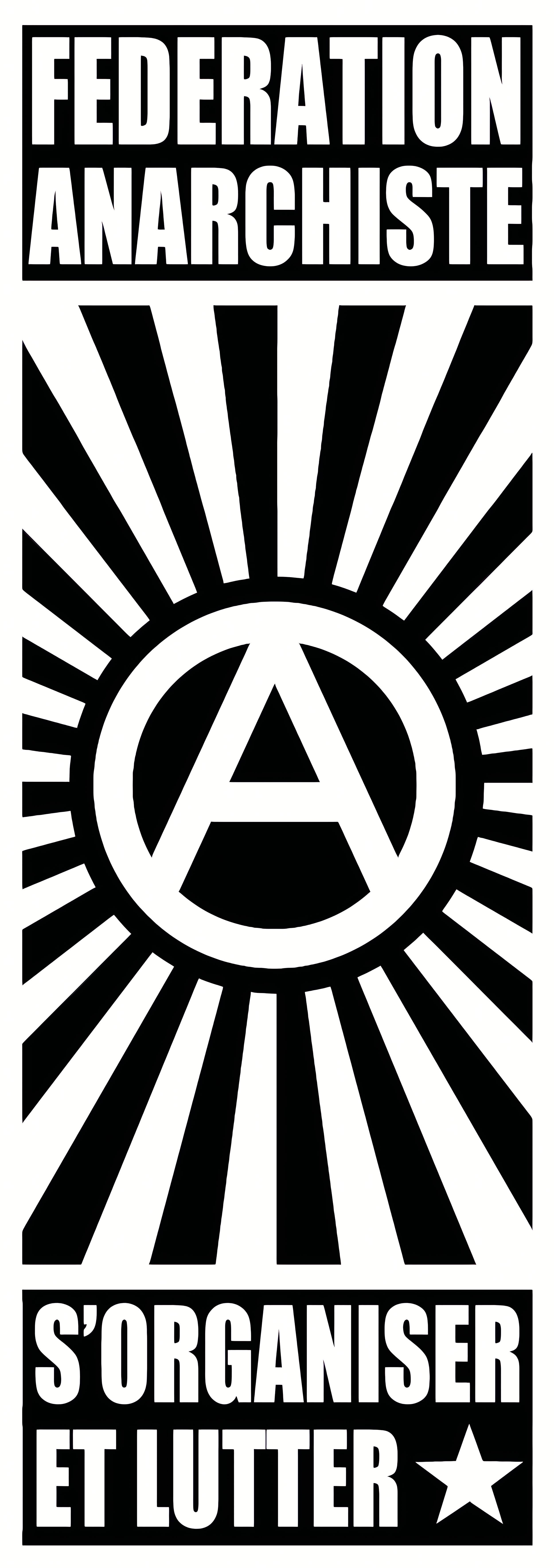 S'Organiser et lutter | Anarchist Sticker Archive