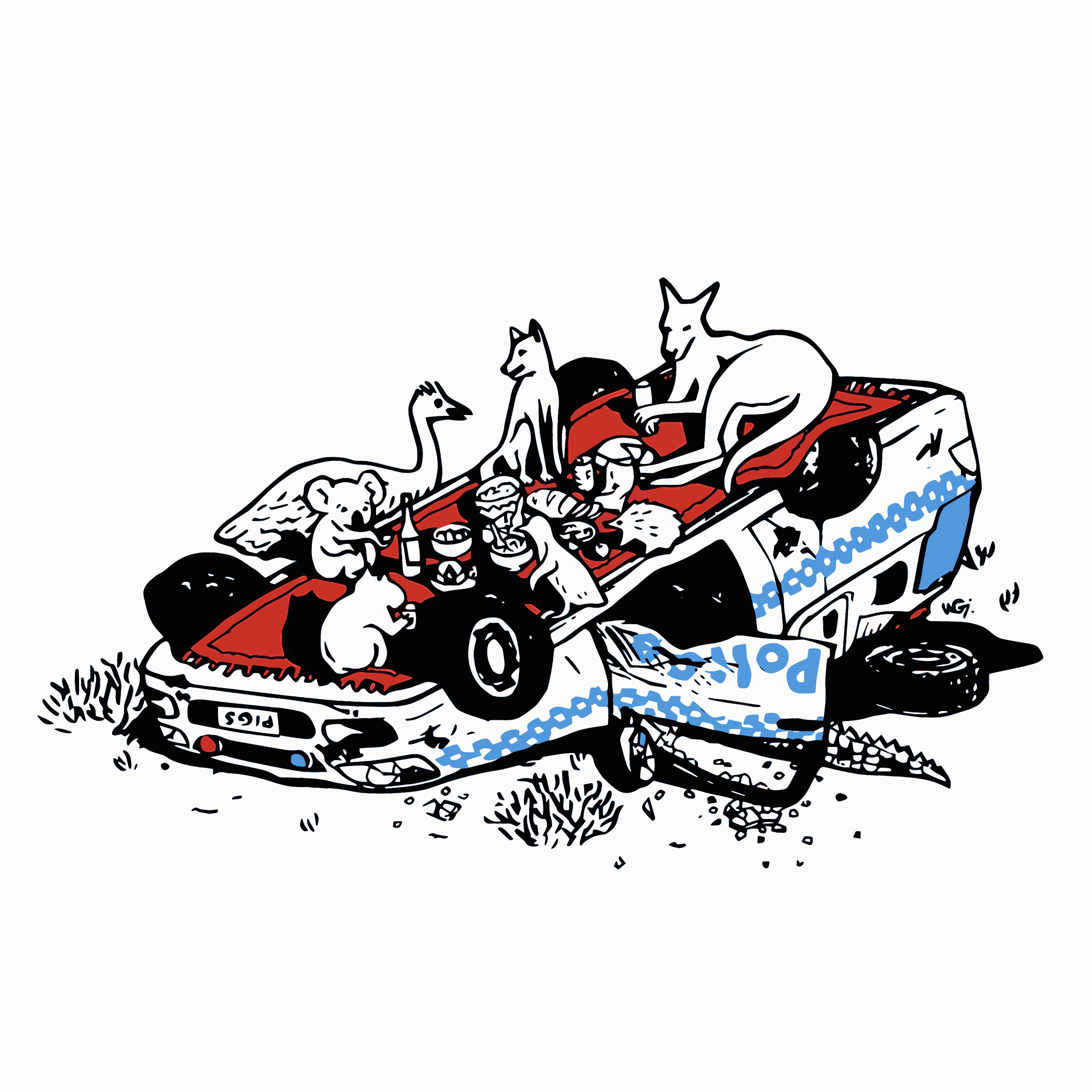 Nature against cops