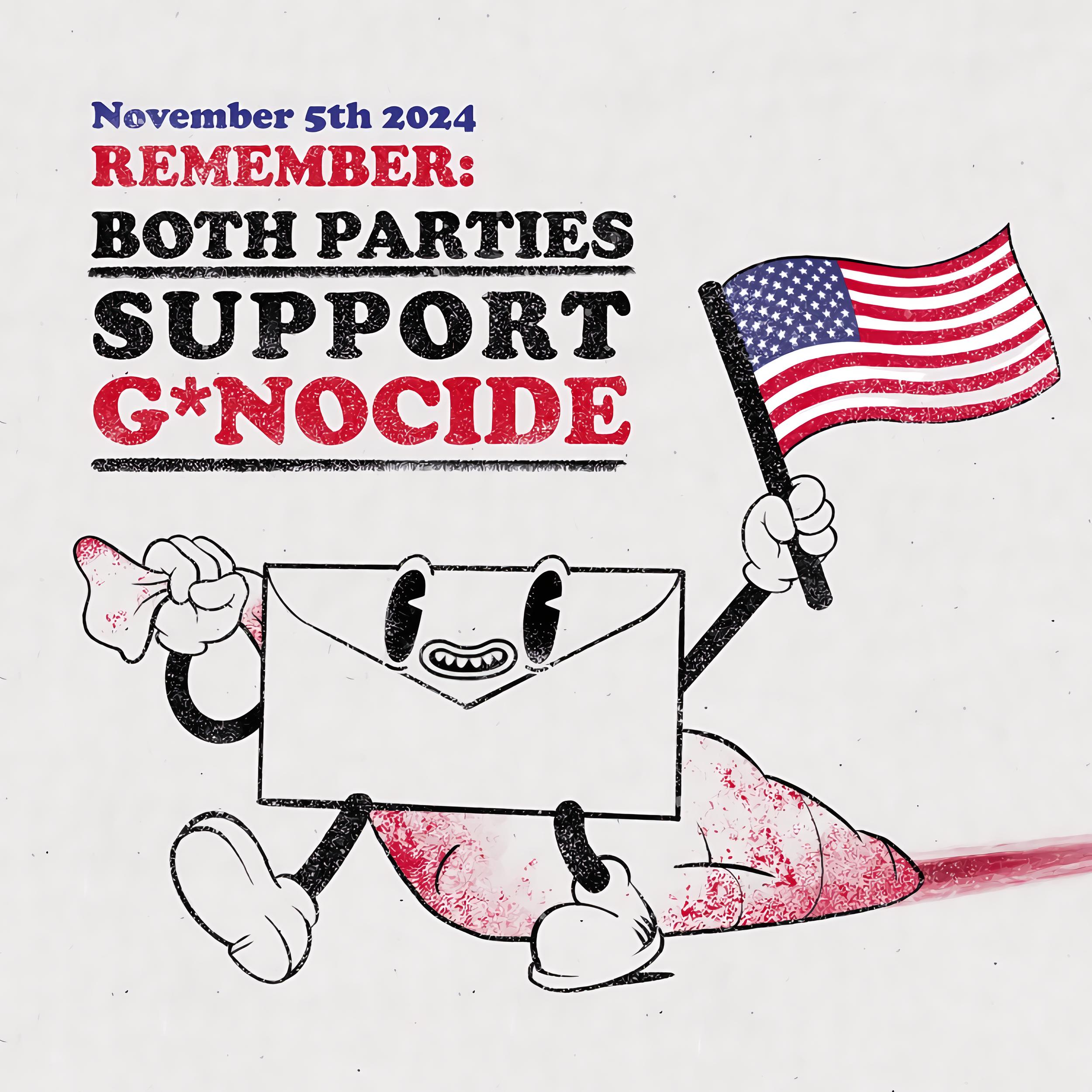 Remember: both parties support genocide