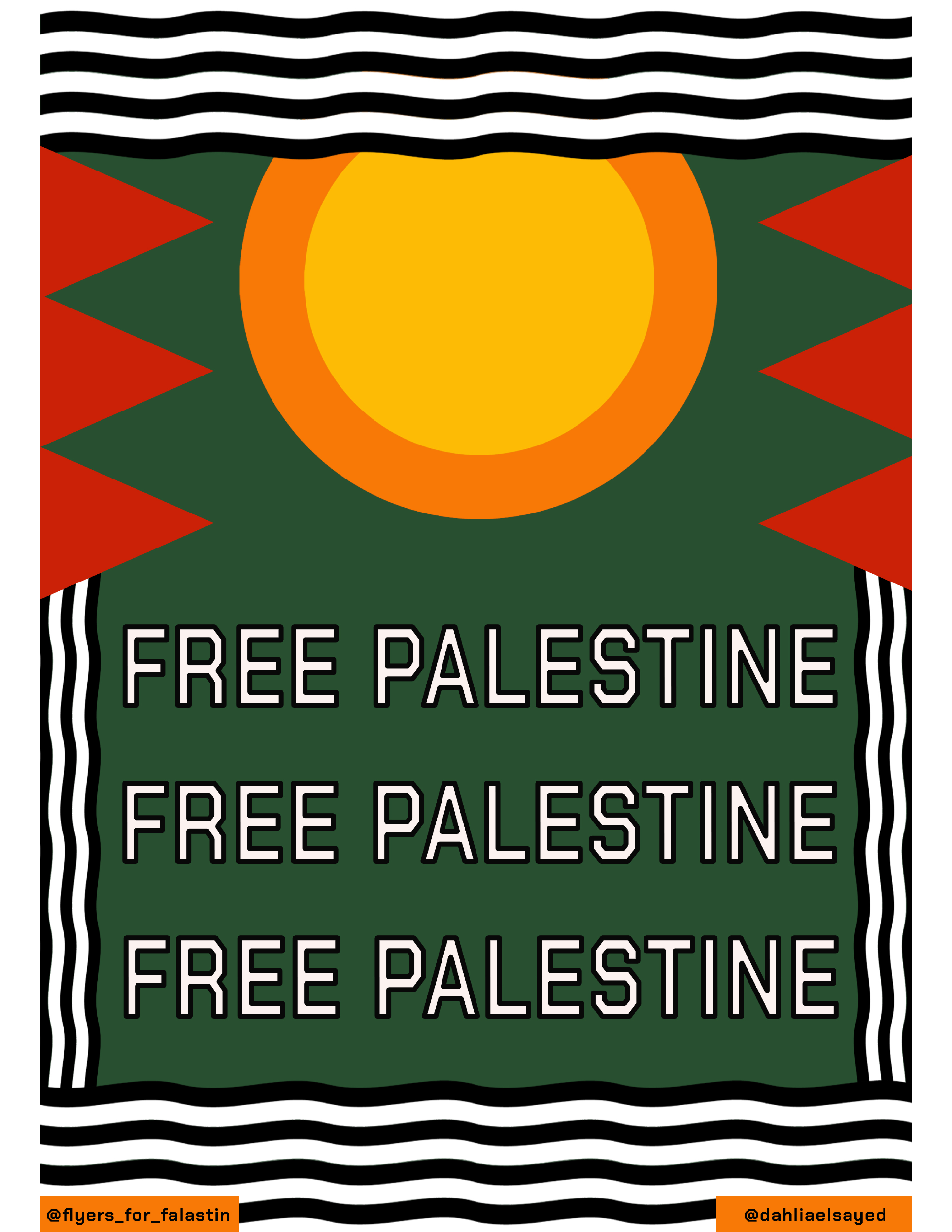 Free Palestine, free Palestine, free Palestine | Anarchist Sticker Archive