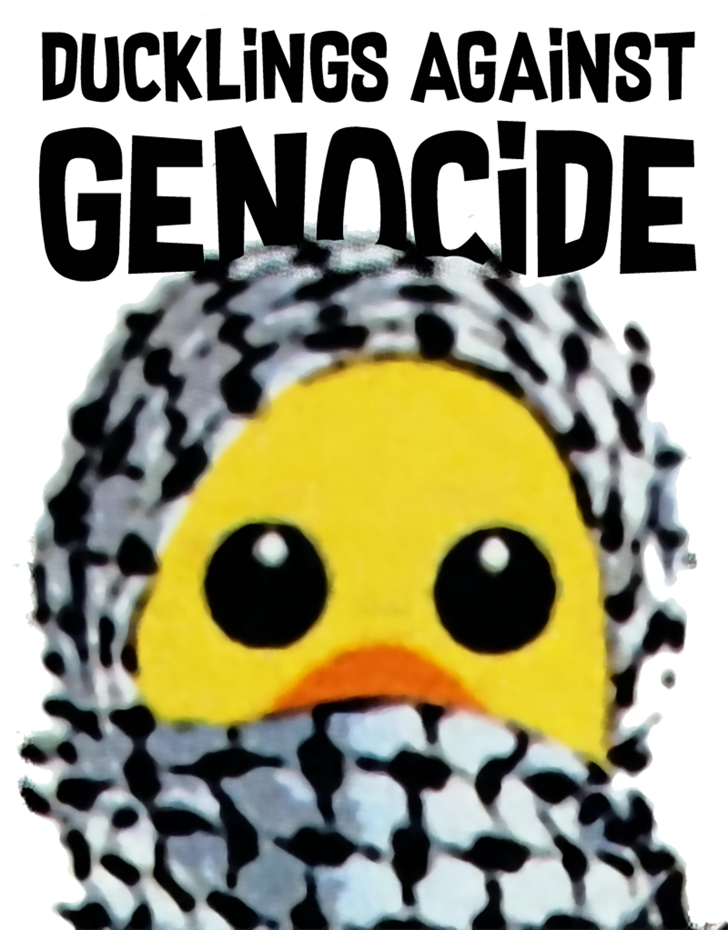 Ducklings against genocide