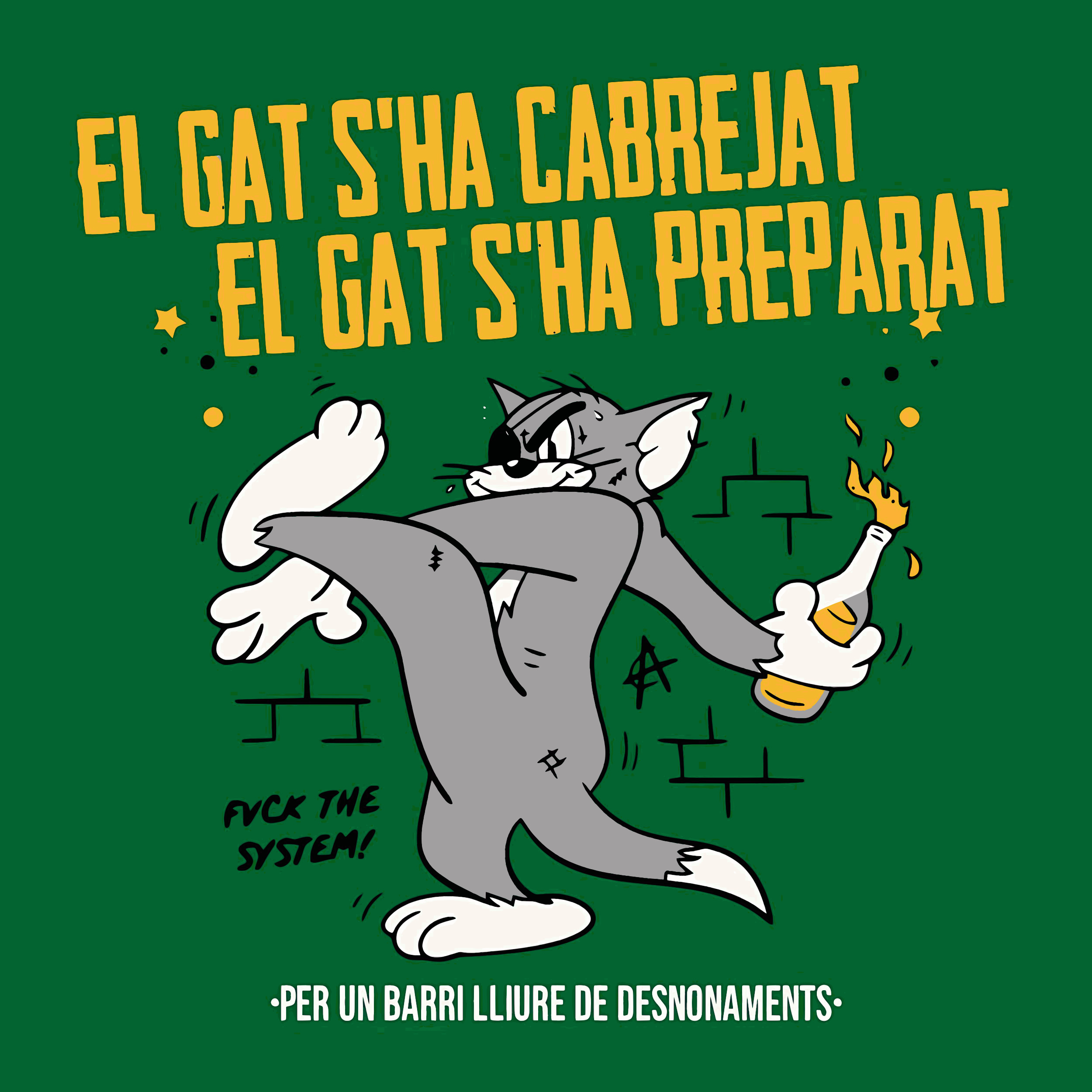 El gat s'ha cabrejat, el gat s'ha preparat