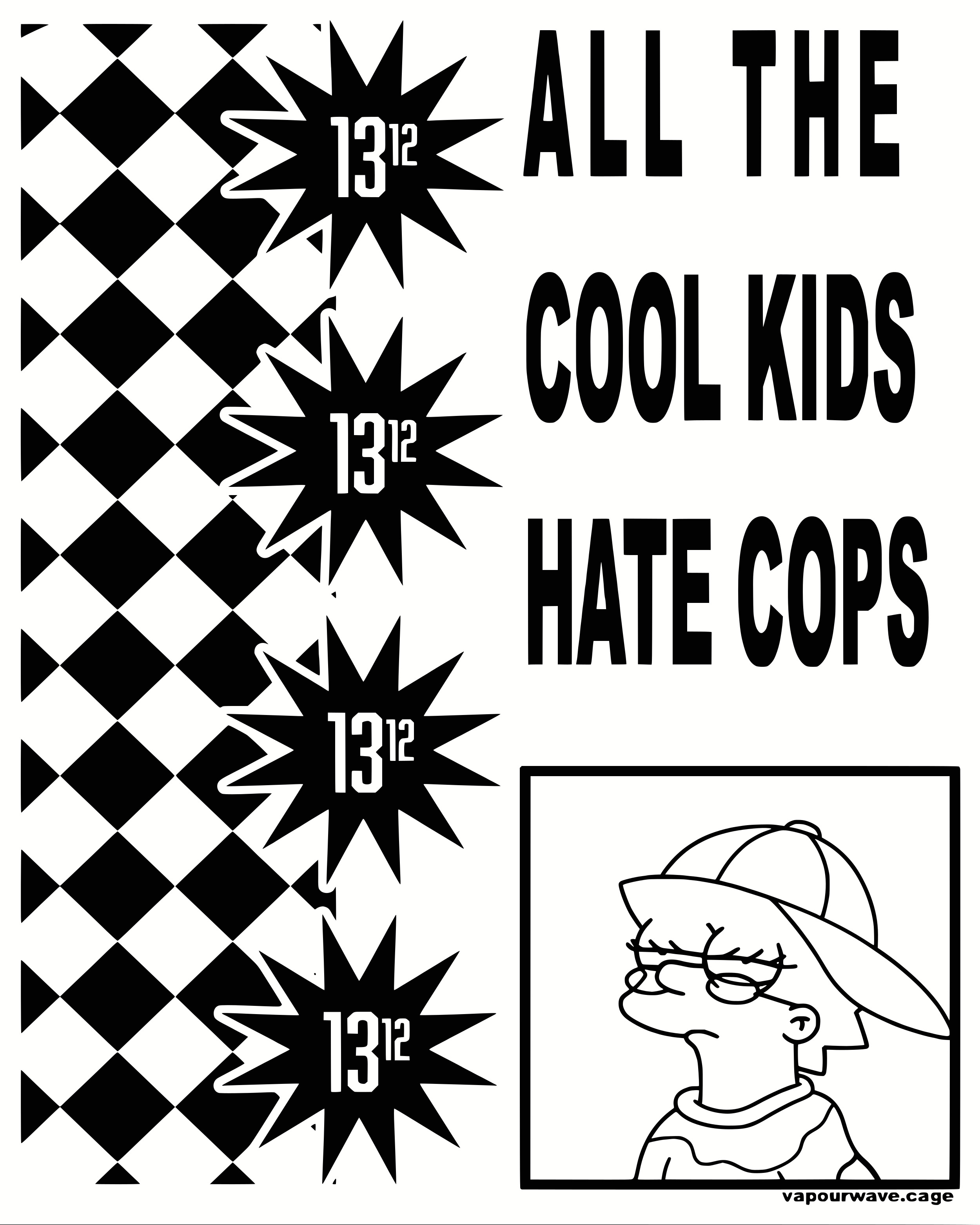 All the cool kids hate cops