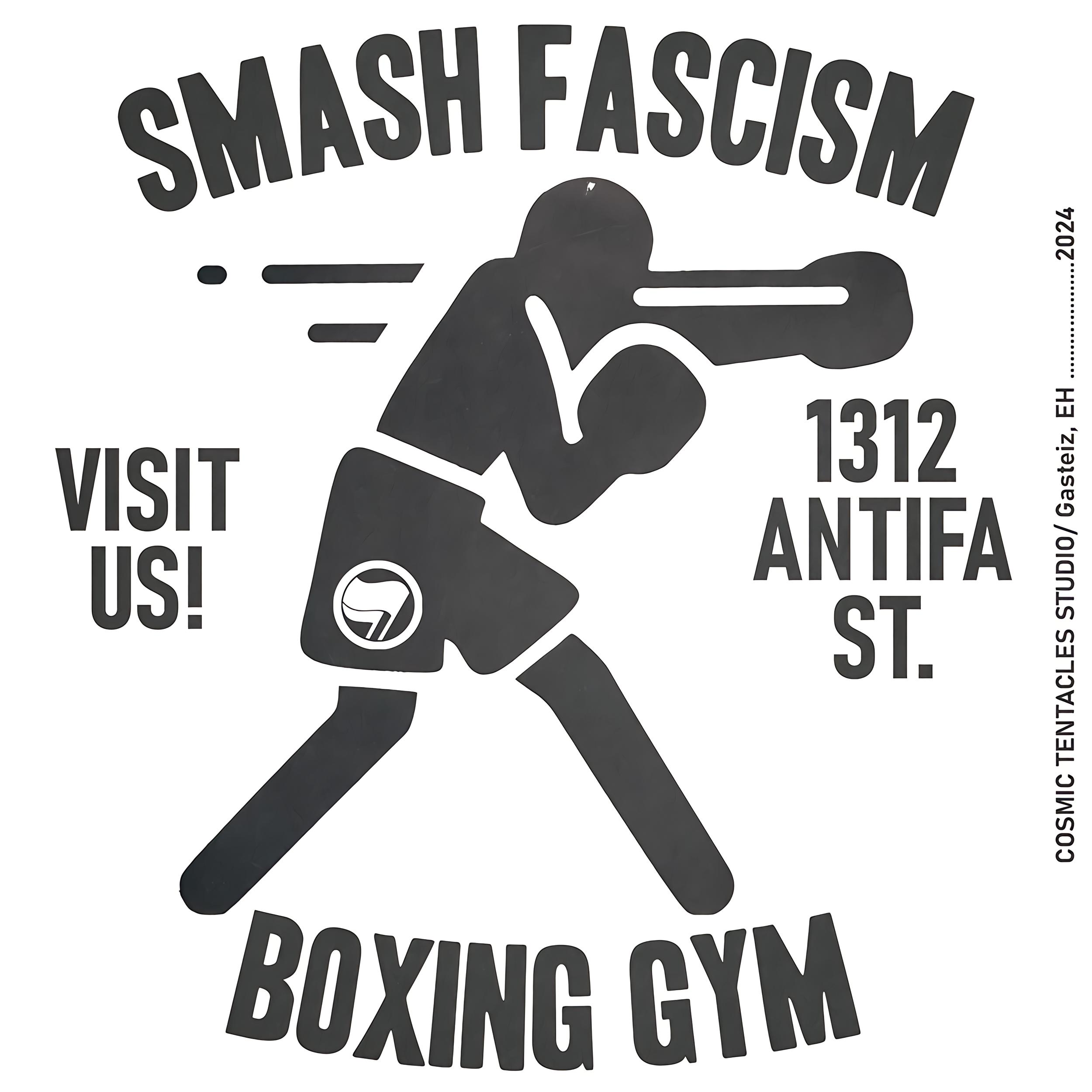 Smash fascism boxing gym